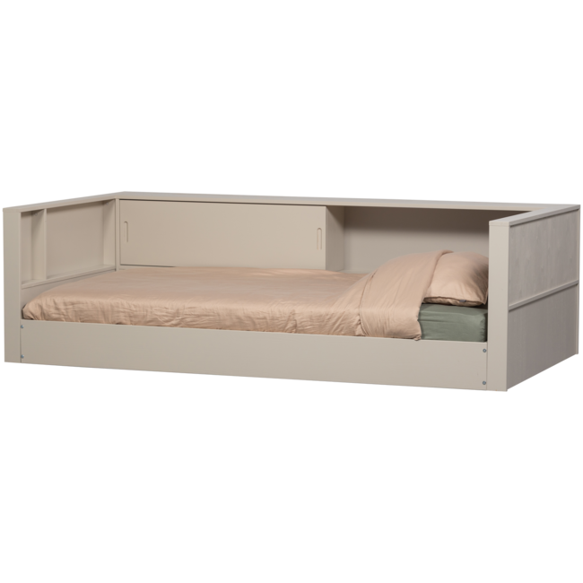 Woood Carter bedbank grenen dust [fsc]