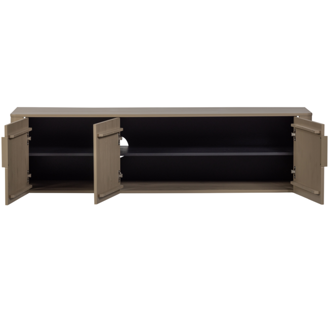 Woood Gunnar tv meubel 154 cm grenen mud [fsc]