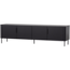 Woood Gunnar tv meubel 200 cm grenen matzwart [fsc]
