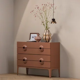 Woood Elle hanglamp klein glas bruin