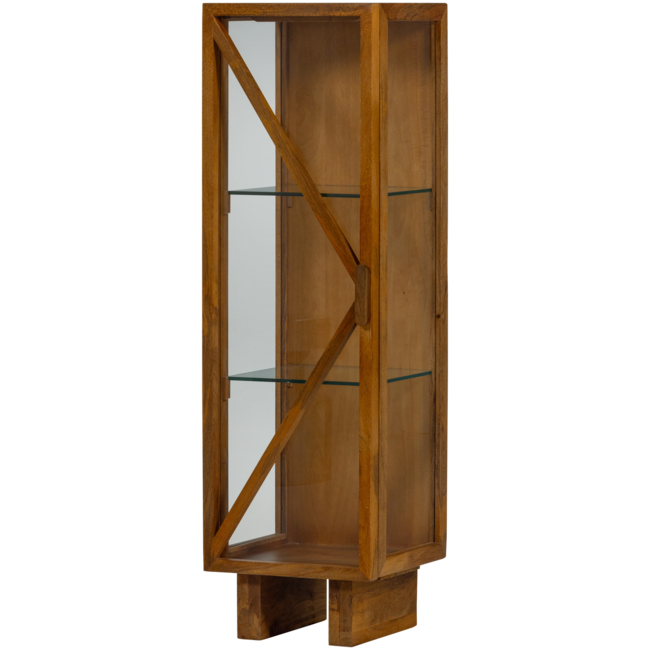 Woood Kella 1-deurs kast mango hout naturel