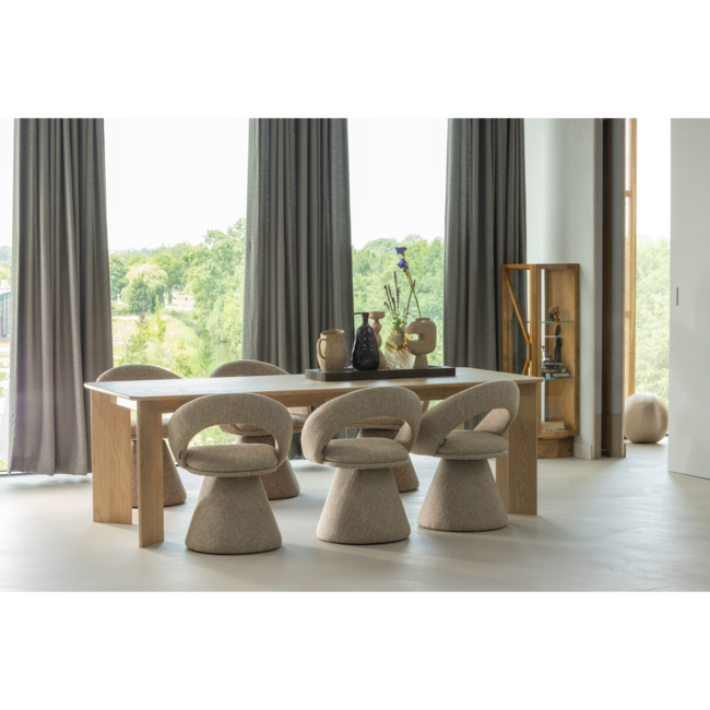 Woood Kella 1-deurs kast mango hout naturel