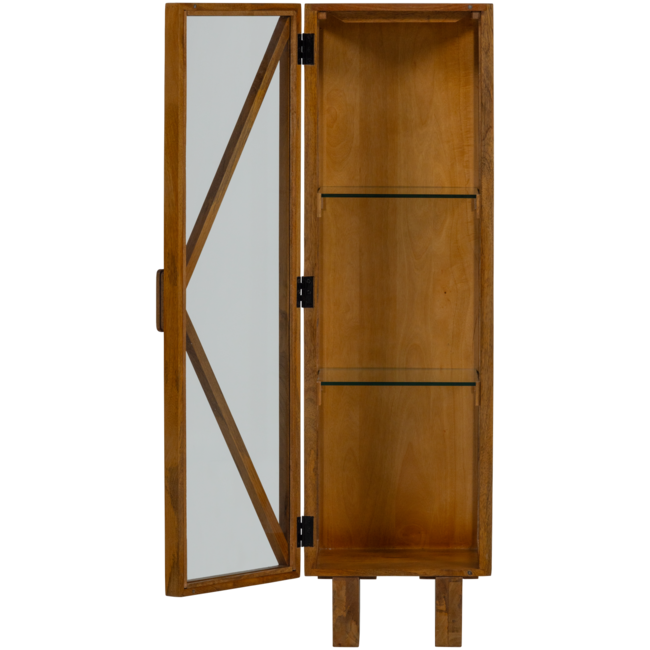 Woood Kella 1-deurs kast mango hout naturel