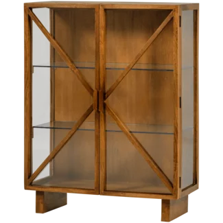 Woood Kella 2-deurs kast mango hout naturel