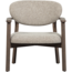 Woood Udar fauteuil met houten frame donkerbruin