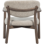 Woood Udar fauteuil met houten frame donkerbruin