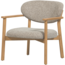 Woood Udar fauteuil met houten frame naturel