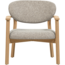 Woood Udar fauteuil met houten frame naturel
