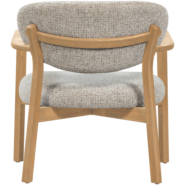 Woood Udar fauteuil met houten frame naturel