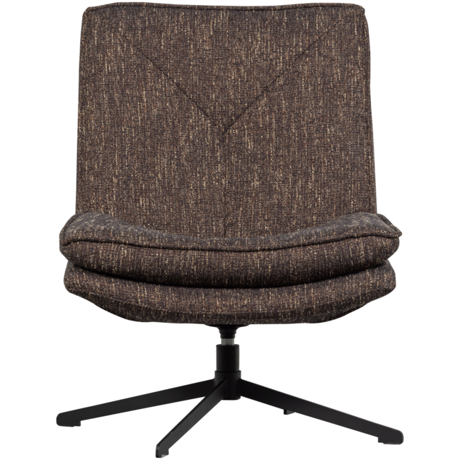 Woood Milaro draaifauteuil bruin melange