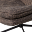 Woood Milaro draaifauteuil bruin melange