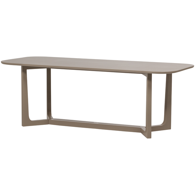 Woood Ferion Eettafel Mango Hout Mud 240x90 Cm