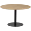 Woood Tablo eettafel rond vingerlas 120cm transparant [fsc]