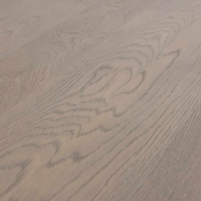 Woood Tablo eettafel ovaal vingerlas 220x90cm pebble grey/zwart [fsc]