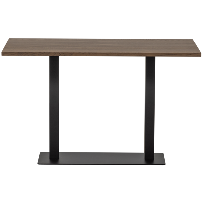 Woood Tablo eettafel recht vingerlas 120x80cm cashmere brown [fsc]