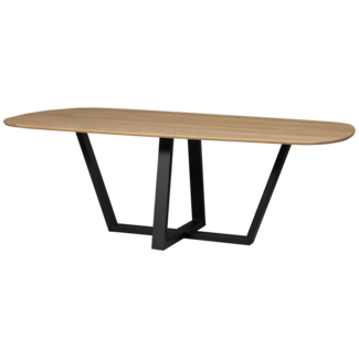 Woood Tablo eettafel organisch dl 220x100cm transparant [fsc]