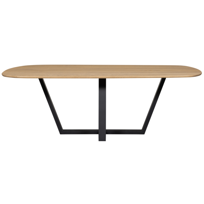 Woood Tablo eettafel organisch dl 220x100cm transparant [fsc]
