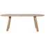 Woood Tablo eettafel ovaal vingerlas 220x90cm transparant [fsc]