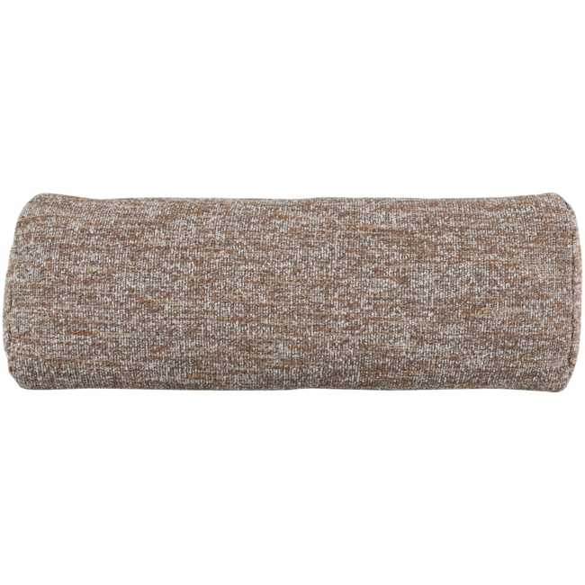 Woood Batavier half ronde bank 4-zits lichtbruin melange