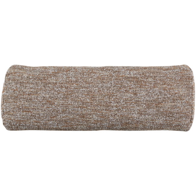 Woood Batavier half ronde bank 6-zits lichtbruin melange