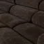 Woood Novi chaise longue bank links donkerbruin melange