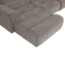 Woood Novi chaise longue bank links grijs melange