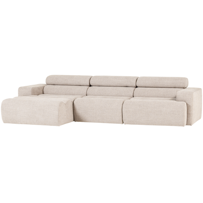 Woood Novi chaise longue bank links boucle naturel