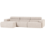 Woood Novi chaise longue bank links boucle naturel