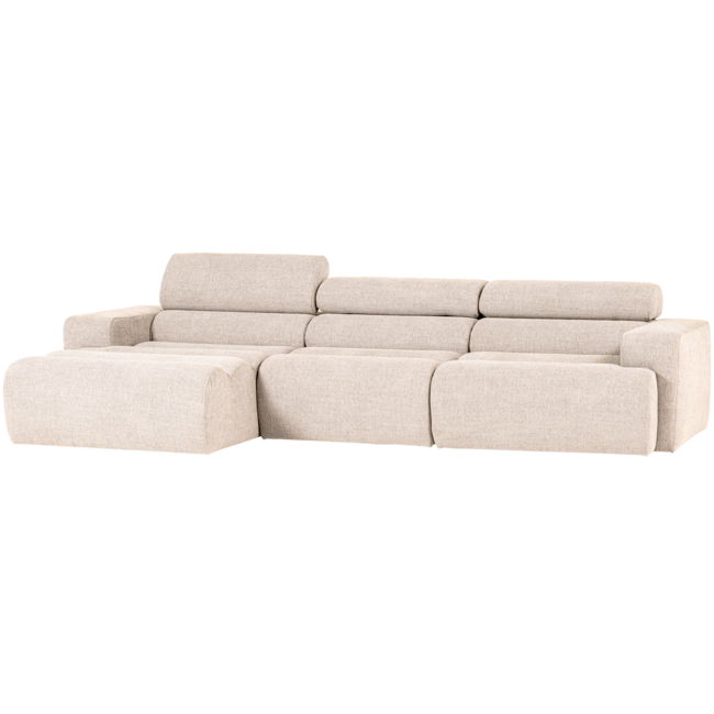 Woood Novi chaise longue bank links boucle naturel