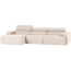 Woood Novi chaise longue bank links boucle naturel