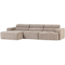 Woood Novi chaise longue bank links naturel melange