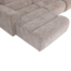 Woood Novi chaise longue bank links naturel melange