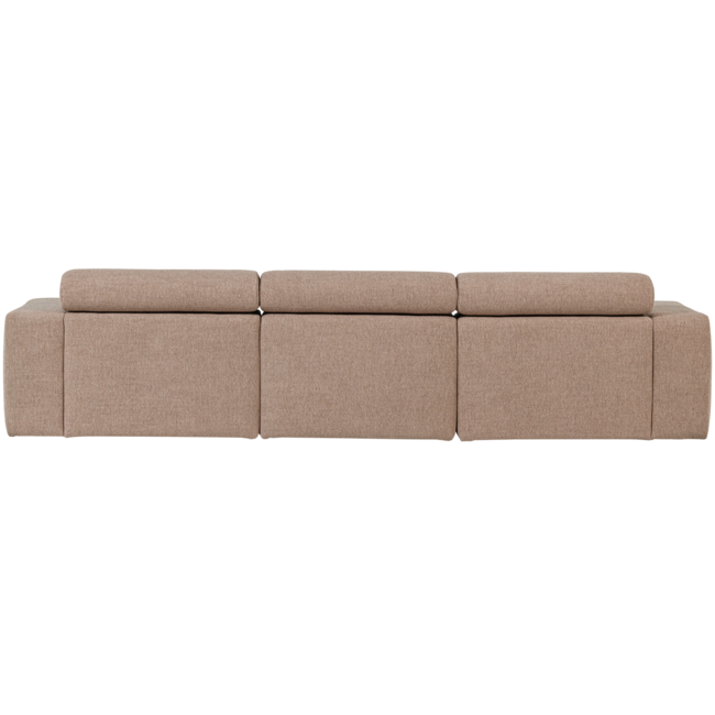 Woood Novi chaise longue bank links boucle taupe