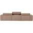 Woood Novi chaise longue bank rechts boucle taupe