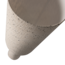 Woood Loft vloerlamp metaal/boucle naturel met stippen 130xo30cm