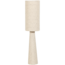 Woood Loft vloerlamp metaal/boucle naturel met strepen 130xo30cm