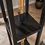 WoonStijl Vloerlamp 4L Quadra Artic Zwart