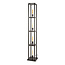 WoonStijl Vloerlamp 4L Quadra Artic Zwart