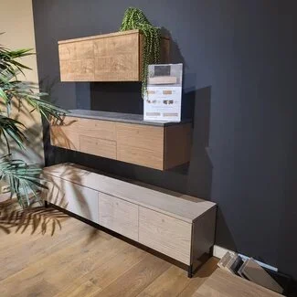 WoonMax TV meubel Warwick - 100, 150, 200 en 250 cm - hoog model - hangend of staand