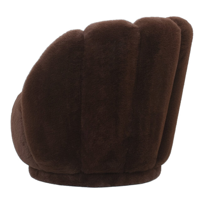 PTMD Fauteuil Furia donkerbruin