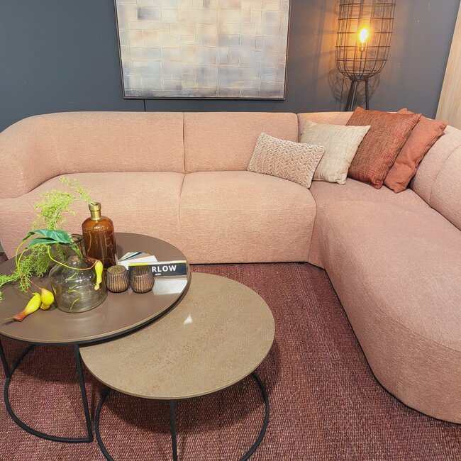 WoonMax Bank Edinburgh - 2 zits met arm links - chaise longue breed