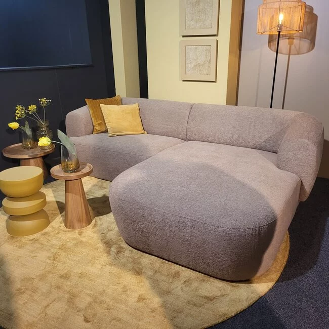 WoonMax Bank Edinburgh - 2 zits met arm links - chaise longue breed