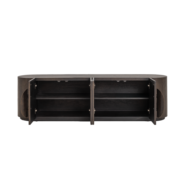 Tower Living Allure TV-meubel donkerbruin 180 cm