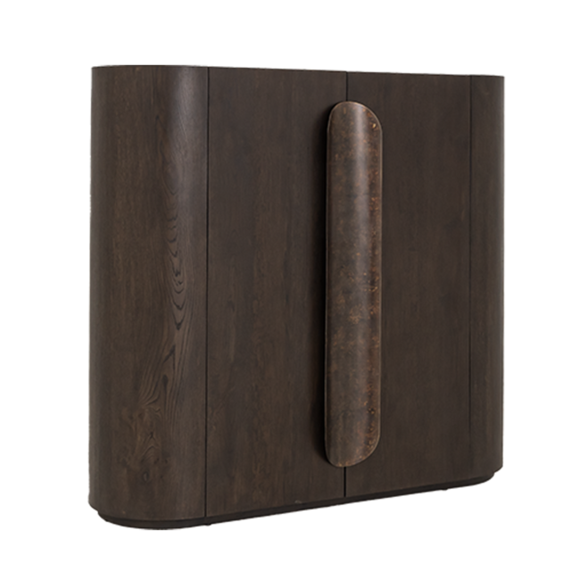 Tower Living Allure Opbergkast donkerbruin 150 cm