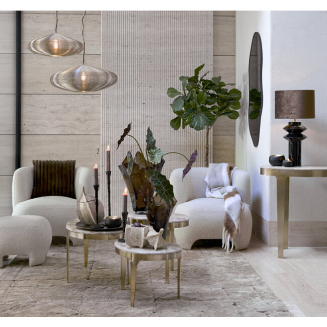 Light en Living Hanglamp Ø60x23 cm BAHOTO lichtgoud