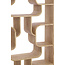 Light en Living Kast open 100x30x200 cm LABARE mat naturel