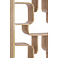 Light en Living Kast open 100x30x200 cm LABARE mat naturel