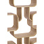 Light en Living Kast open 100x30x200 cm LABARE mat naturel