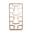 Light en Living Kast open 100x30x200 cm LABARE mat naturel