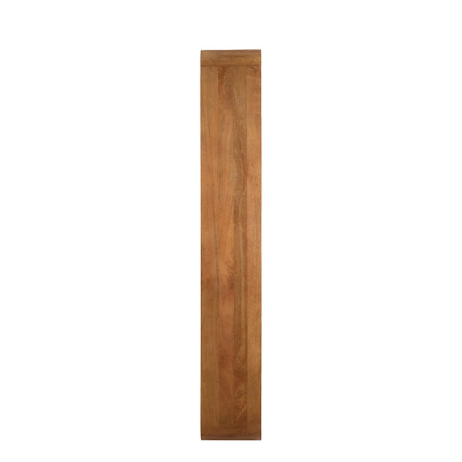Light en Living Kast open 100x30x200 cm LABARE licht bruin